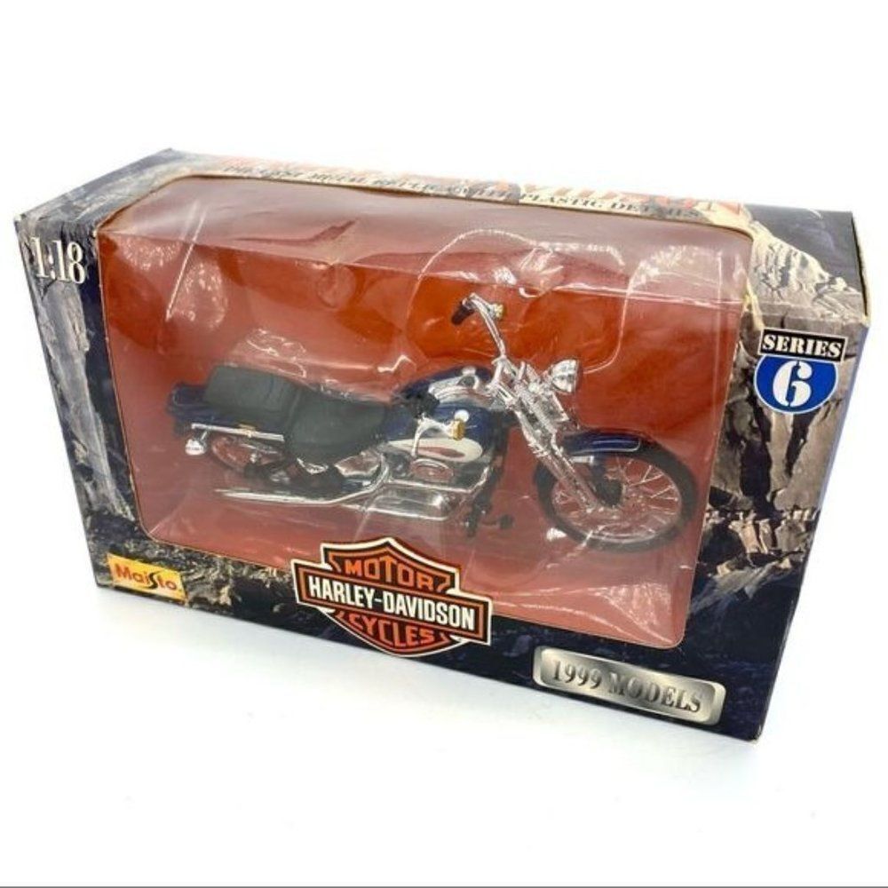 Maisto 1999 Harley Davidson FXSTS Springer Softail Motorcycle Die Cast Series 6 - Picture 10 of 12